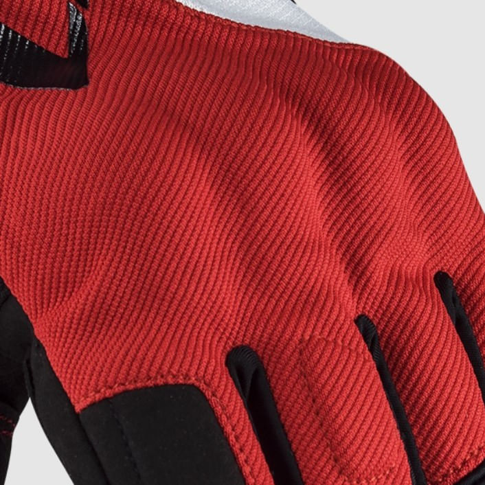 Guante LS2 Silva Hombre Negro / Rojo